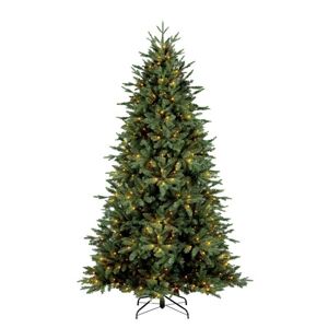 Zelený vánoční stromek s led světýlky Christmas Tree - Ø 137*240cm Clayre & Eef