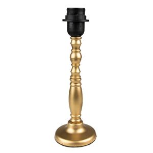 Zlatá antik dřevěná noha k lampě Fienn - Ø 10*30 cm E27 / Max 60W Clayre & Eef