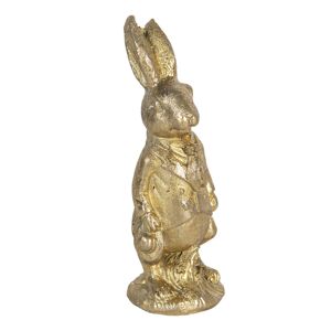 Zlatá dekorace králík ve fraku - 4*4*11 cm