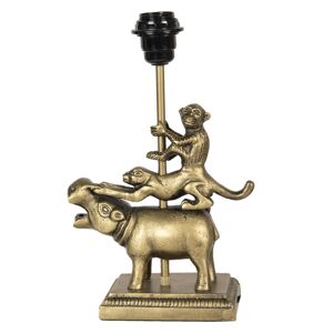 Zlatá stolní lampa v designu zvířat Les Animaux - 21*11*29 cm