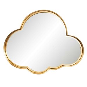 Zrcadlo se zlatým okrajem ve tvaru mraku - 72*6*58 cm Clayre & Eef