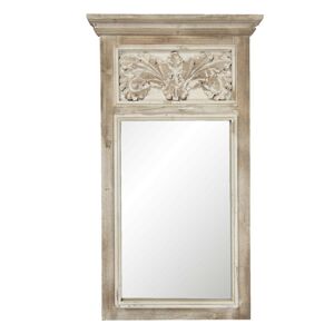 Zrcadlo v masivním dřevěném vintage rámu Rogier - 63*6*113 cm